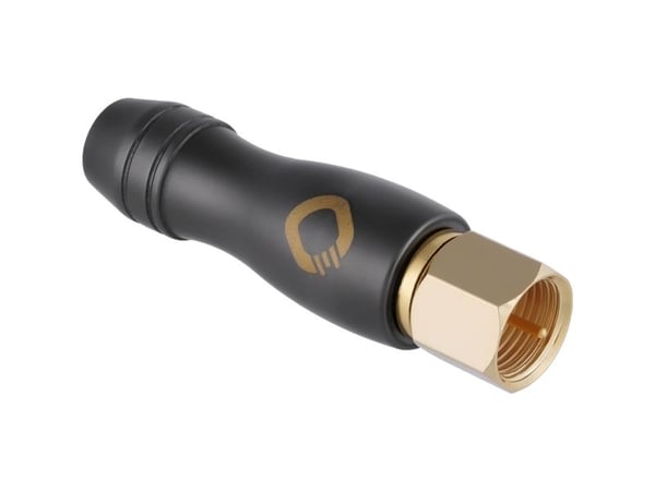 OEHLBACH D1C62009, F-connector, F-connector, Svart
