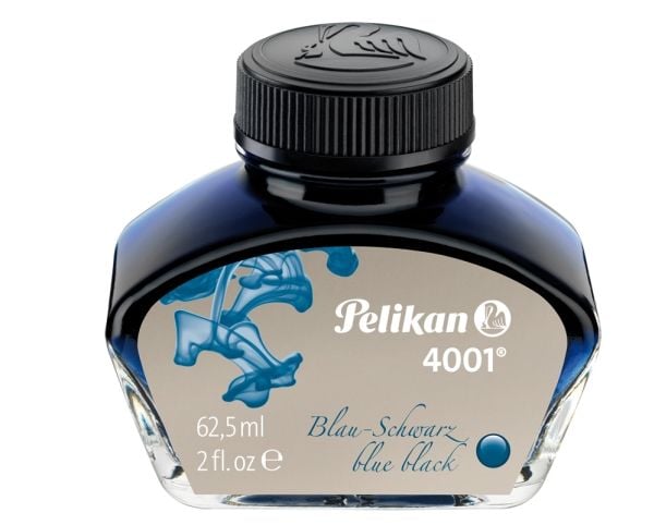 Pelikan blekk 4001 i glass, blå-svart, innhold: 62,5 ml (329151) - 1 stk (329151)