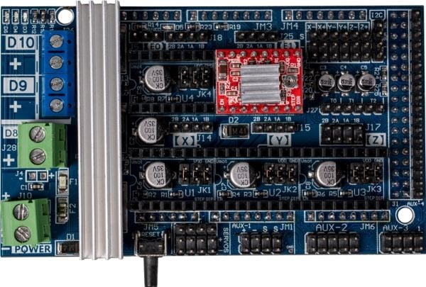 Joy-iT ARD-RAMPS-KIT1.6, 3D-printer, Arduino-based 3D printer, 102 mm, 68 mm, 29 mm, 221 g