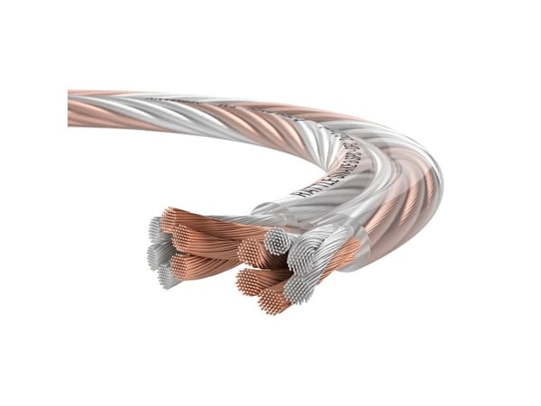 Oehlbach D1C351 Högtalarkabel 2 x 3 mm² Transparent 1 st