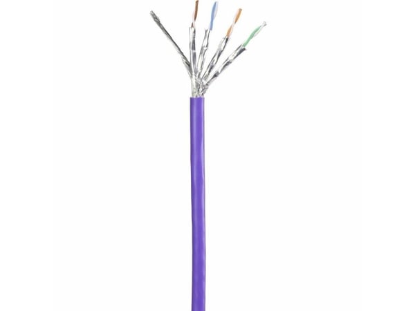 Renkforce RF-4724912, 0,15 m, Cat6, S/FTP (S-STP), RJ-45, RJ-45, Fiolett