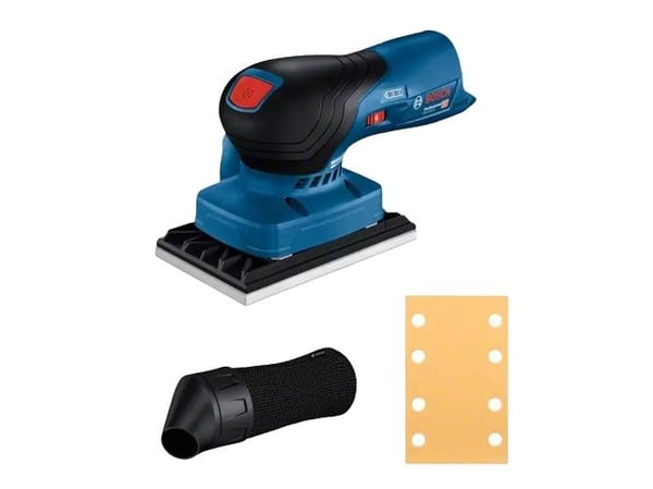 Bosch GSS 12V-13 PROFESSIONAL, Epäkesko hiomakone, Kiristin/tarranauha, musta, Sininen, Punainen, 6000 RPM, 1000 RPM, 12000 OPM - SOLO