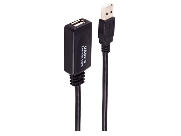 shiverpeaks BS13-26075, 10 m, USB A, USB A, USB 2.0, 0,48 Gbit/s, Svart shiverpeaks BS13-26075, 10 m, USB A, USB A, USB 2.0, 0,48 Gbit/s, Svart