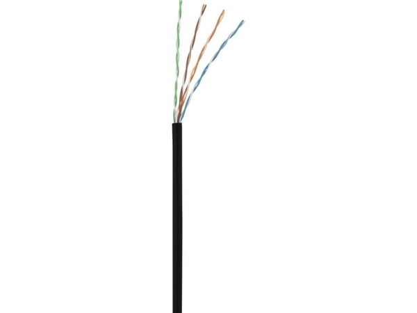 Renkforce RF-5047434, 0,5 m, Cat5e, U/UTP (UTP), RJ-45, RJ-45, Sort