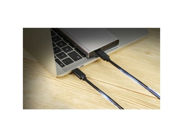 Renkforce RF-5251918, 1 m, USB C, USB C, USB 2.0, 480 Mbit/s, sortering