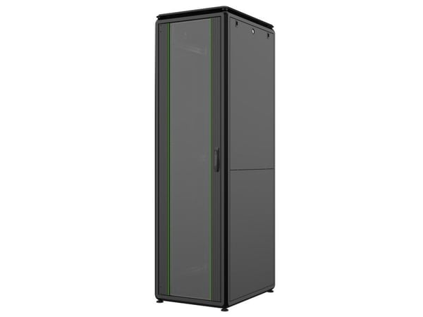 Lanview by Logon Data Line - Rack skap - 600 x 800 mm, data line - free-standing - svart - 42U - 19"