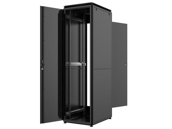 Lanview by Logon Data Line - Rack skap - 600 x 800 mm, data line - free-standing - svart - 42U - 19"