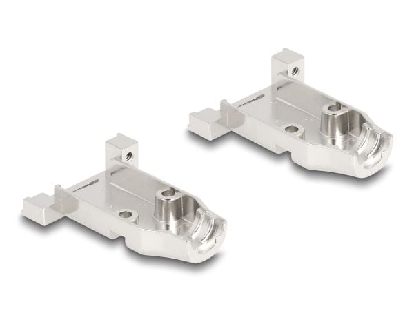 Delock - D-Sub 9-pin connector housing - male / female, with strain relief