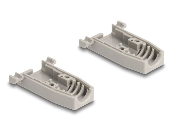 Delock - Koblerhette - plastic, for 9 pin male / female with rubber seals - grå