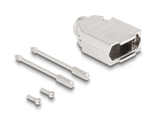 Delock - D-Sub 9-pin connector housing - male / female