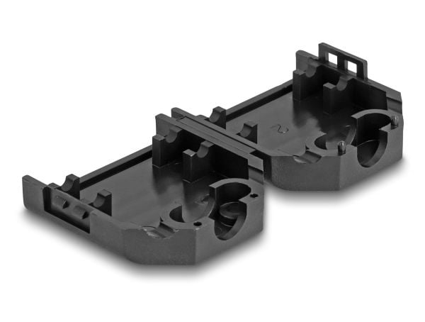 Delock - Koblerhette - D-Sub , for 9 pin male / female, plastic, with strain relief - svart