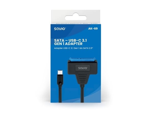 Savio AK-69, SATA, USB 3.2 Gen 1 (3.1 Gen 1), 1 stk