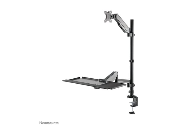 Neomounts DS90-325BL1 - Monteringssett (helbevegelsesarm) - sitt-stå arbeidsstasjon - for LCD-skjerm / PC-utstyr - stål - svart - skjermstørrelse: ...