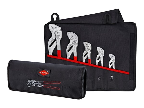 KNIPEX - Tongue and groove pliers set - 5 deler - inn verktøysrull
