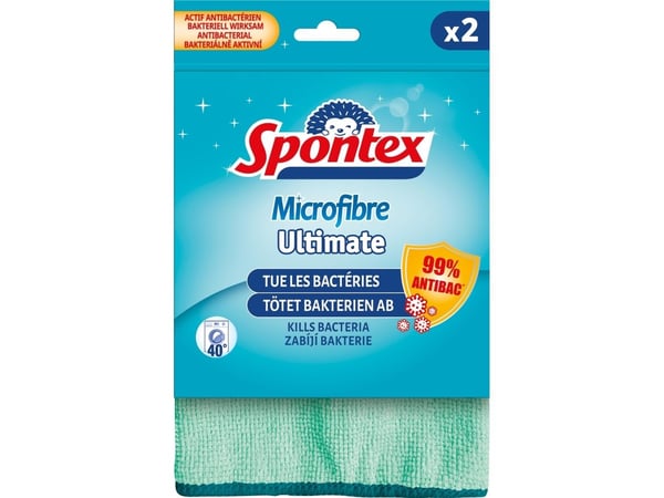 Spontex mikrofiberduk SpontexUltimate 2 st