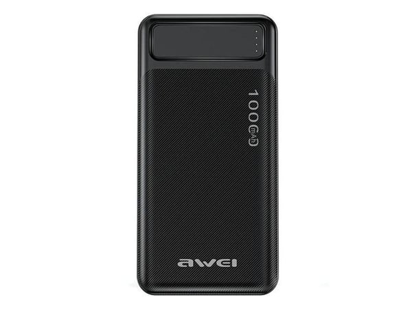 AWEI PowerBank P5K 10000mAh 2.1A juodos spalvos 2xUSB