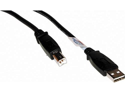 EFB USB2.0 liitäntäkaapeli A-B,St.-St.,5,0m,musta,Classic