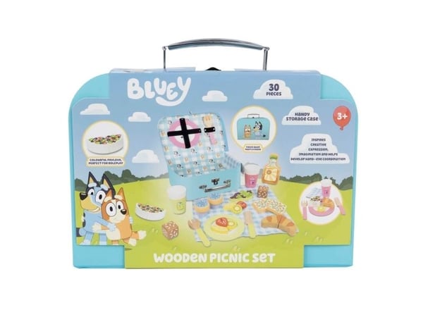 Blå picknickset