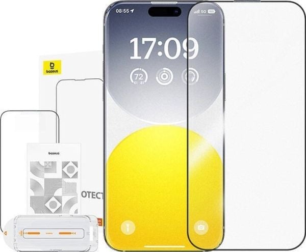 Baseus Herdet glass Baseus Crystalline Anti-Glare iPhone 15 Plus