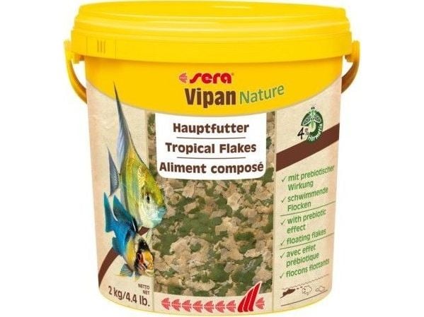 Sera Vipan Nature 10 l flakfôr premium