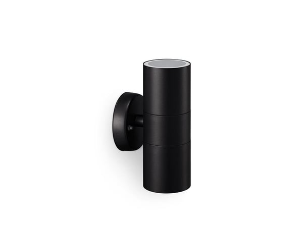 Philips Kylis-vegglampe, 25 W, GU10, ingen pære, Vegglys, Svart, Metall, IP44, Terrasse, Hage, I