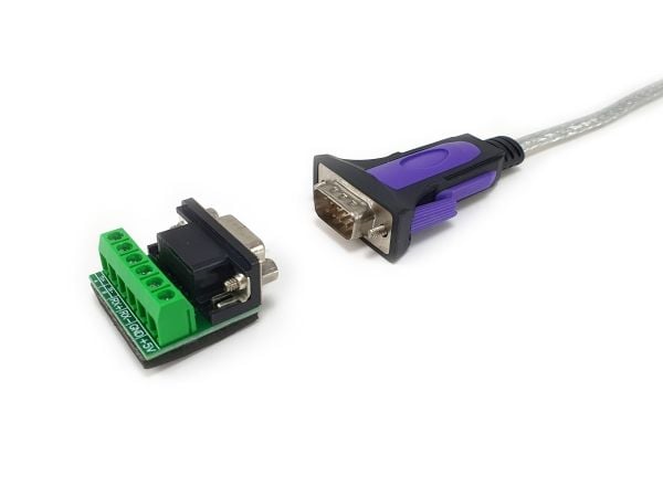 Varustussovitin USB-A -> Seriell RS422/RS485 St/St FT232Rsw