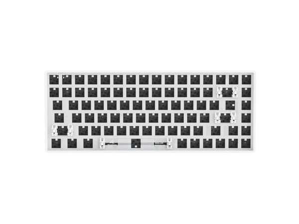 Sharkoon SKILLER SGK50 S3 - Tastatur - 75% - bakgrunnsbelyst - USB - hvit