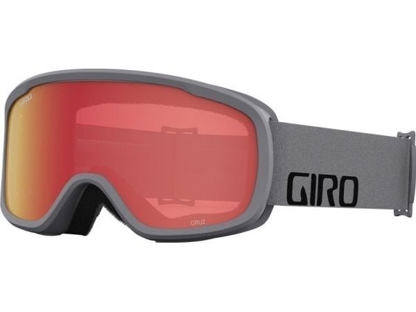 Giro Cruz Flash Goggle, Grå, Unisex, Sfærisk linse, Polykarbonat, Grå, Rav, Rød, Gult