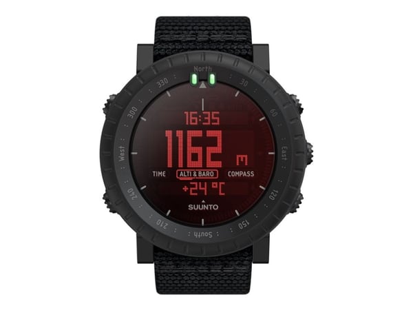 Suunto Core Alpha - Sportklocka med rem - handledsstorlek: 140-240 mm - monokrom - 67 g  - stealth