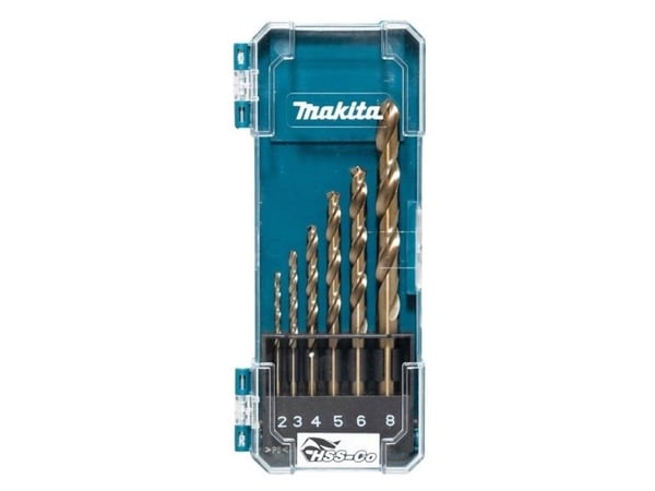 Makitan metalliporanterät D-75758 Hss-Co 2-8Mm 6P
