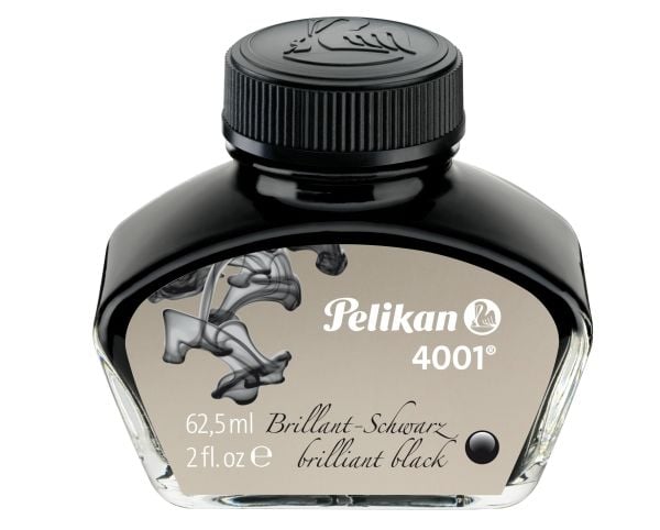 Pelikan blekk 4001 i glass, svart, innhold: 62,5 ml (329144) - 1 stk (329144) Pelikan blekk 4001 i glass, svart, innhold: 62,5 ml (329144) - 1 stk (329144)