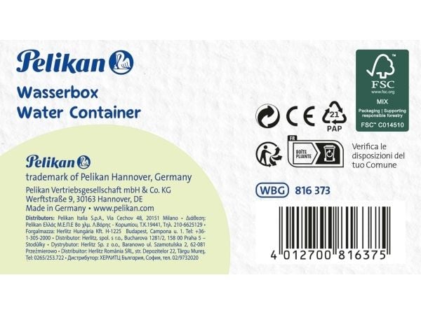 Pelikan 816373, Grønn, Plast, Tyskland, Boks, 1 stykker