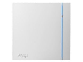 Soler & Palau SILENT-100 CZ DESIGN, Kotitaloustuuletin lavoilla, Valkoinen, Seinä, 26,5 dB, 85 m³/h, IP45
