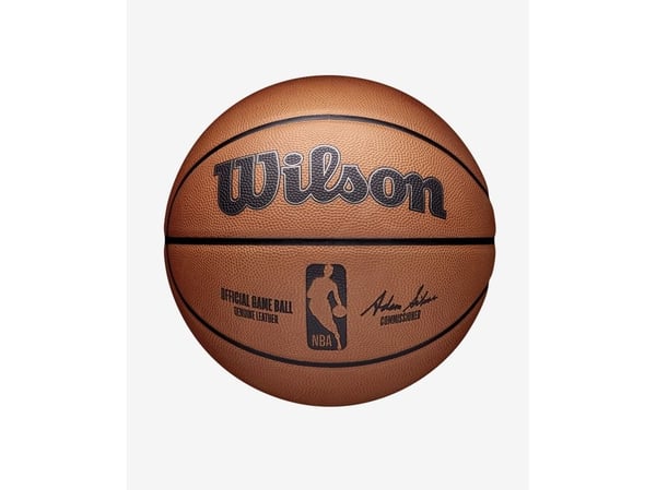 Wilson WTB7500ID07, Brun, Äkta läder, inomhus, Monokromatiskt, NBA, Unisex