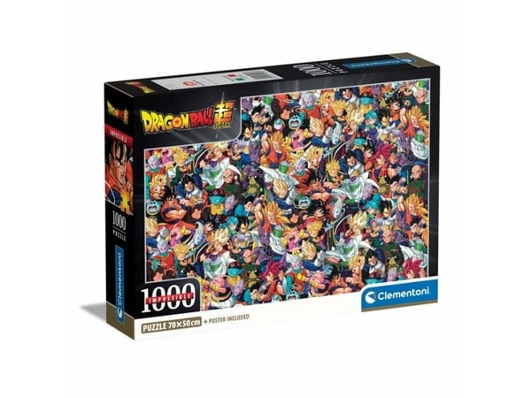 Clementoni Puslespil Impossible, Dragonball, 1000 brikker