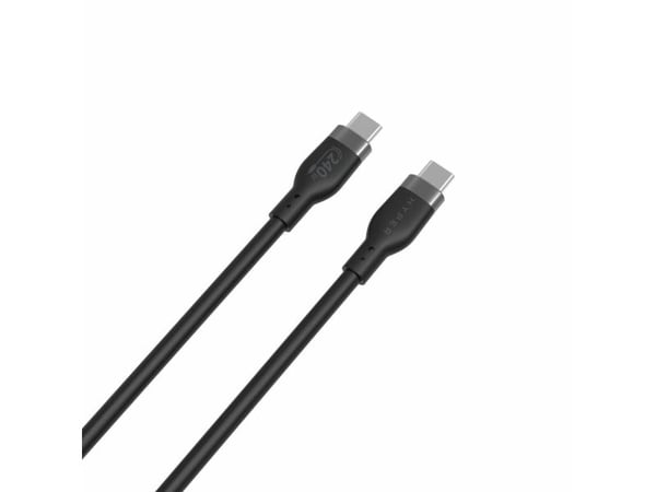 HyperJuice - USB-kabel - USB-C (hann) til USB-C (hann) - USB 2.0 - 1 m - utvidet effektområde (EPR), USB Power Delivery (240 W) - svart