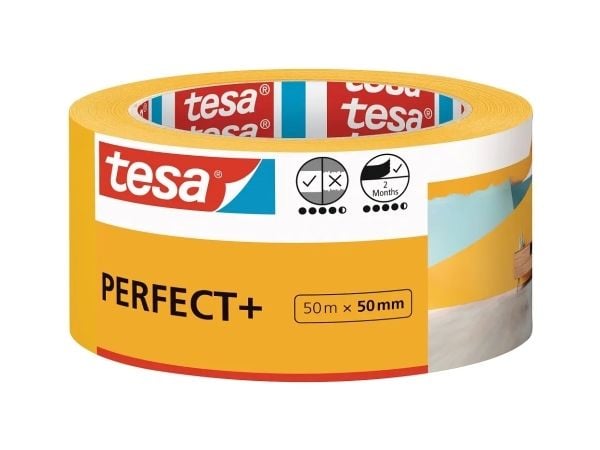 TESA 56538-00000-01, oransje, belegg, maskering, papir, 32 N/cm, 50 m, 50 mm