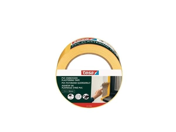 TESA 55486-00000-01, gul, dekker, maskering, polyvinylklorid (PVC), 22 N/cm, 5 °C, 60 °C