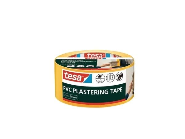 TESA 55486-00000-01, gul, dekker, maskering, polyvinylklorid (PVC), 22 N/cm, 5 °C, 60 °C