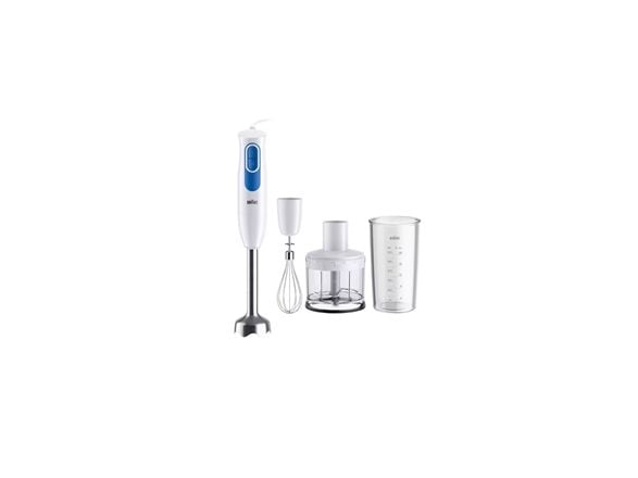 Braun MultiQuick 2 MQ20236MWH, Stav Mikser, 0,5 l, 1,2 m, 600 W, Blå, Hvit