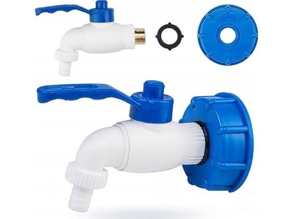 Bradas forgreningssett blått S60x6Z med kran 1/2"x1/2" kobber/stål-PPR IBCS60-KS1212