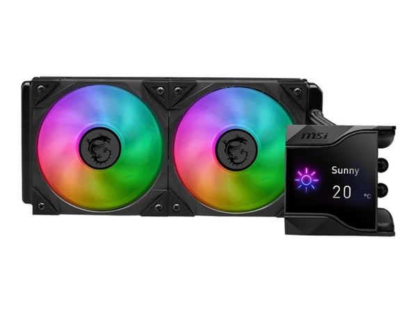MSI MPG CORELIQUID D240 - Kylsystem med vätska till processorn - Elementstorlek: 240 mm - (för: LGA1156, LGA1155, LGA1150, LGA1151, AM4, TR4, sTRX4...