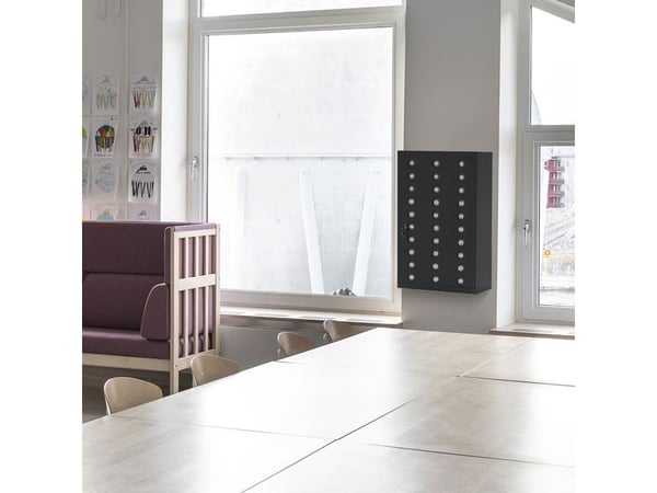 Mobilhotel med nøglelås