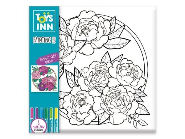 Stnux färgläggningsbilder med pennor Peonie 8387 STNUX