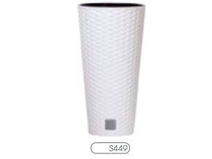 Prosperplast RATO TUBUS blomsterpotte 250 mm hvit - DRTUS250-S449