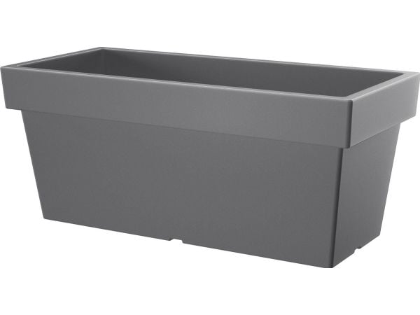 Prosperplast lang blomsterpotte/balkongkasse LOFLY CASE DLOFC600-405U grå 60x22,5x26 cm