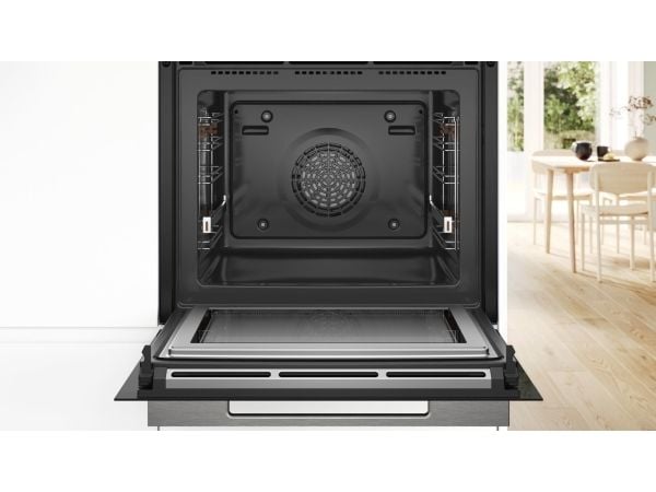 Bosch Serie 8 HMG776NB1, Medium, Elektrisk ovn, 67 l, 67 l, 30 - 300 °C, 800 W