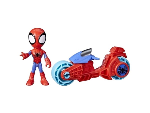 Marvel Spidey, Motorsykkel, 3 år, Plast, Blå, Cyan, Rød, Hvit