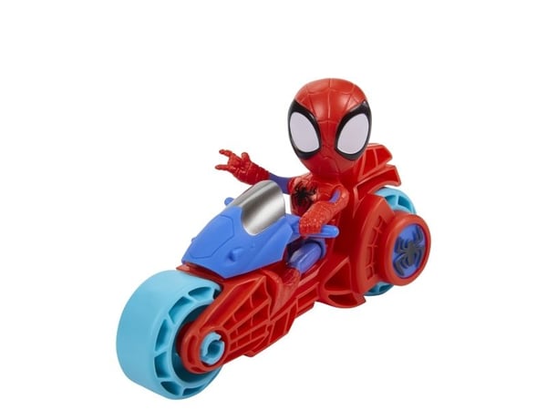 Marvel Spidey, Motorsykkel, 3 år, Plast, Blå, Cyan, Rød, Hvit