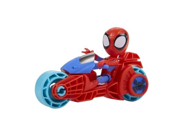 Marvel Spidey, Motorsykkel, 3 år, Plast, Blå, Cyan, Rød, Hvit